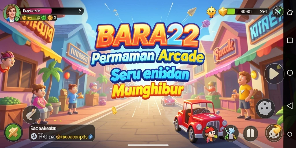 Screenshot utama BARA22 menampilkan gameplay seru dan menantang.