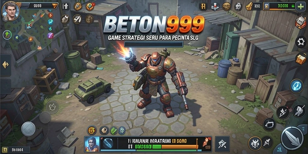 Tampilan gameplay menarik dari BETON999 dengan elemen SLG yang mendalam.
