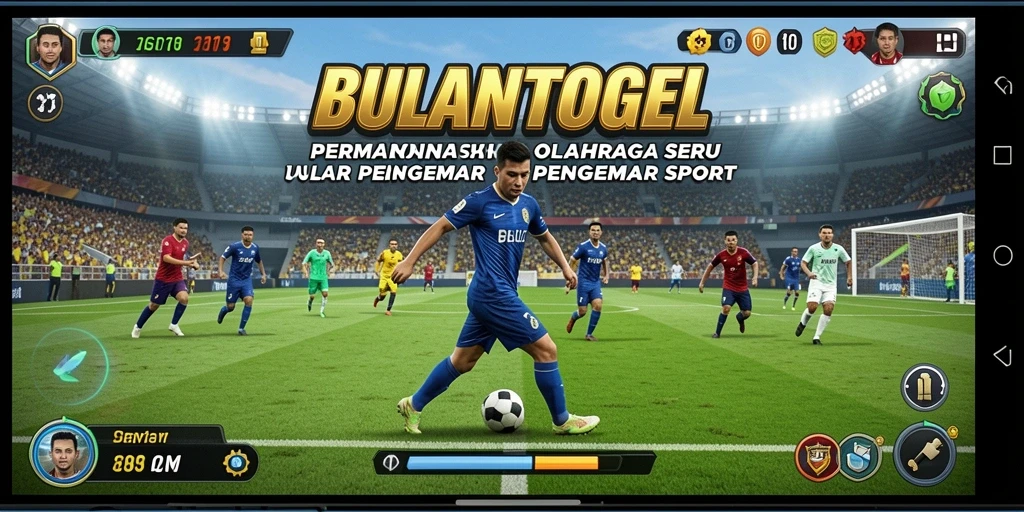 Tampilan gameplay seru BULANTOGEL dengan berbagai macam olahraga.