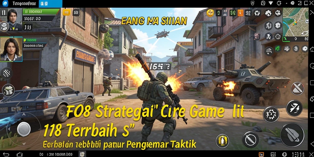 Tampilan menarik dari gameplay FO8 yang menegangkan.