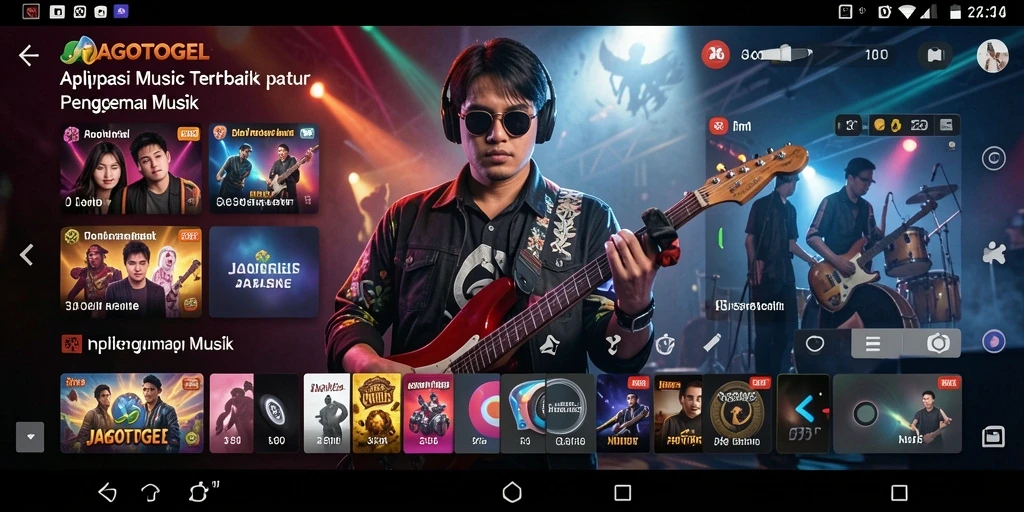 Screenshot utama JAGOTOGEL menampilkan pengalaman mendengarkan musik yang memuaskan.