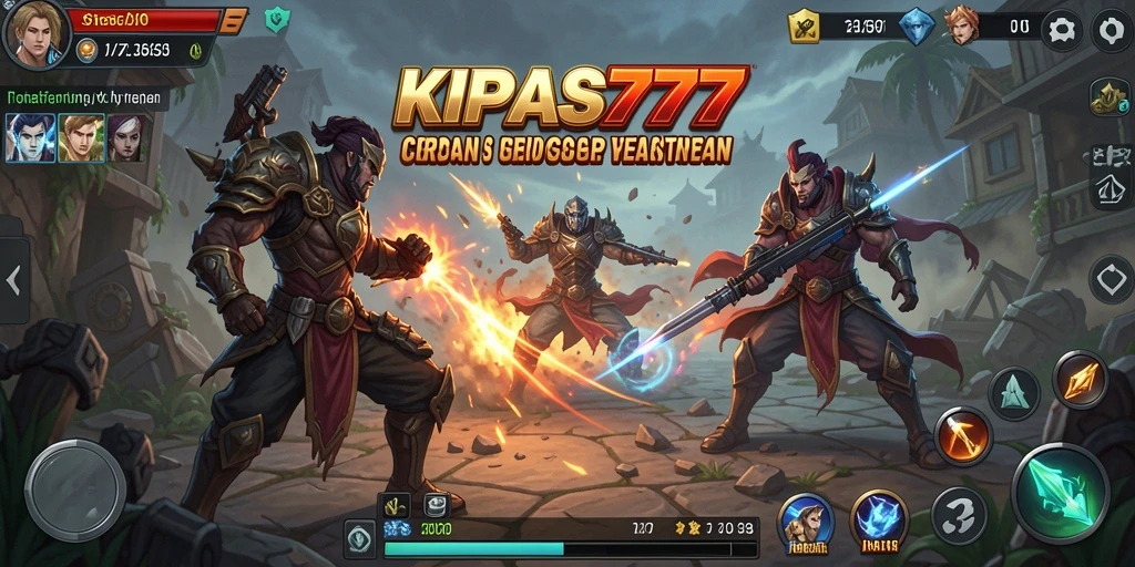 Tampilan menarik dari gameplay strategi KIPAS777.