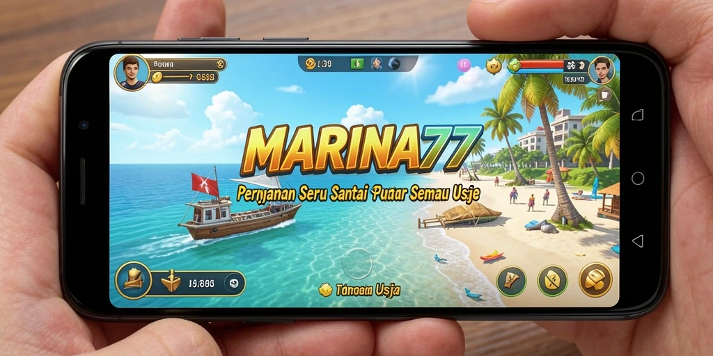 Tampilan permainan MARINA77 yang menarik dan penuh warna.
