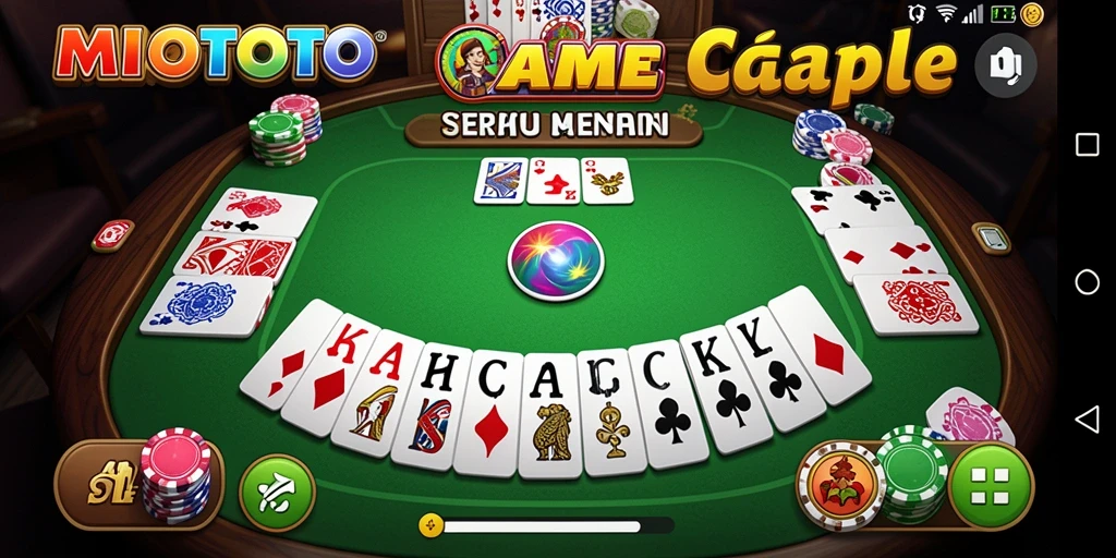 Screenshot MIOTOTO menampilkan momen seru saat bermain Gaple.
