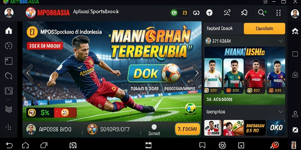 Tampilan menarik dari gameplay MPO88ASIA saat bertaruh di olahraga.