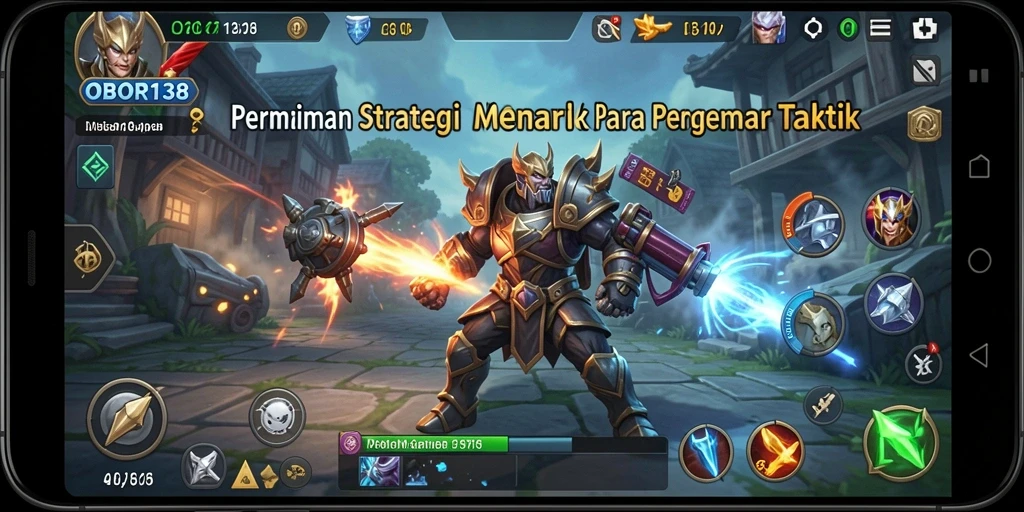 Screenshot gameplay OBOR138 menampilkan strategi dan taktik yang seru.