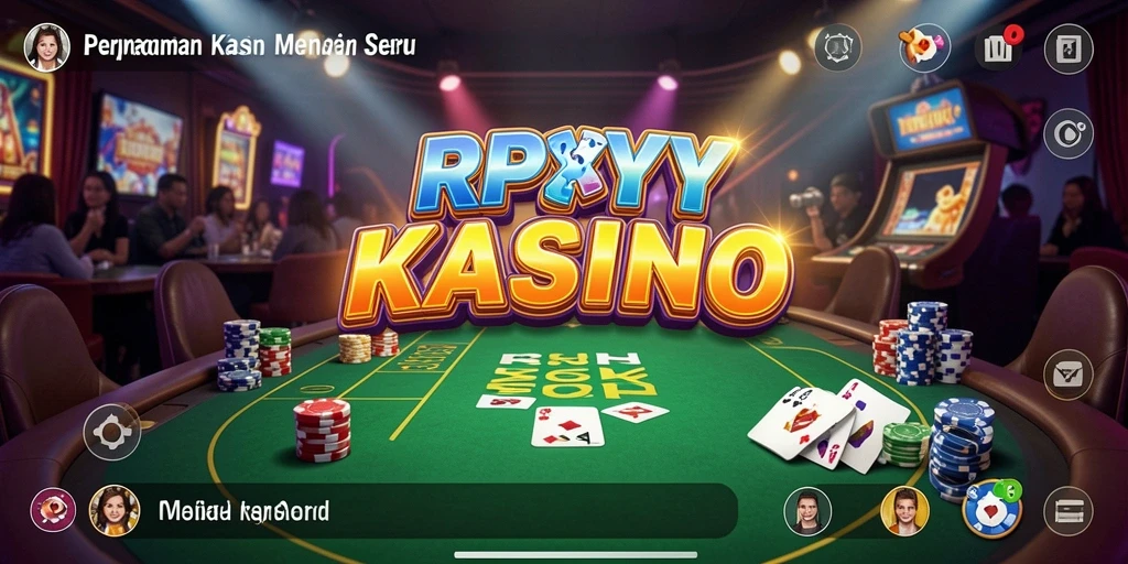 Tangkapan layar utama RPYYY menampilkan gameplay Kasino yang mendebarkan.