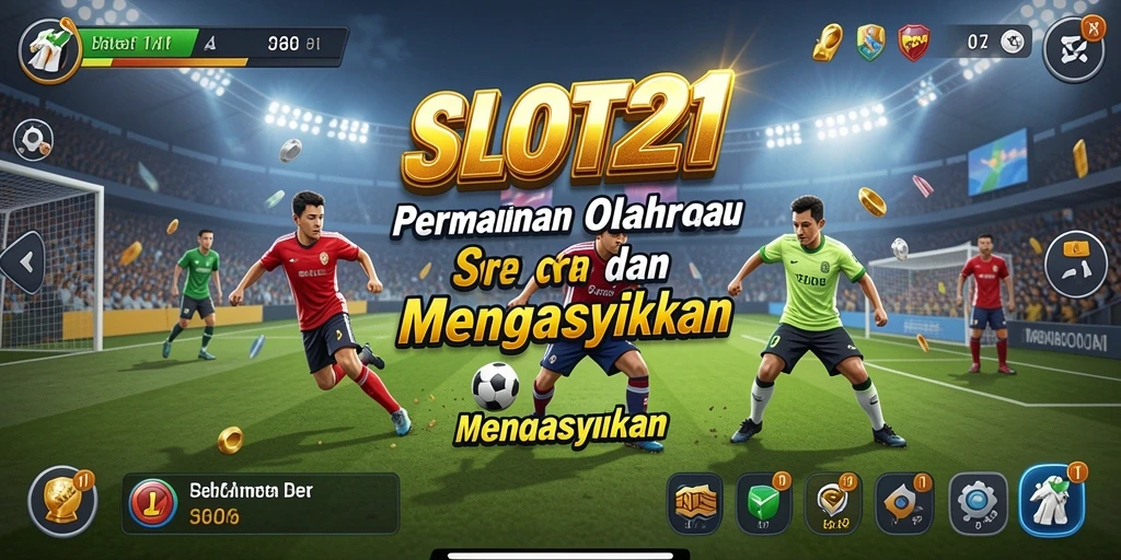 Gameplay SLOT21 yang menegangkan dan menyenangkan saat bermain olahraga.